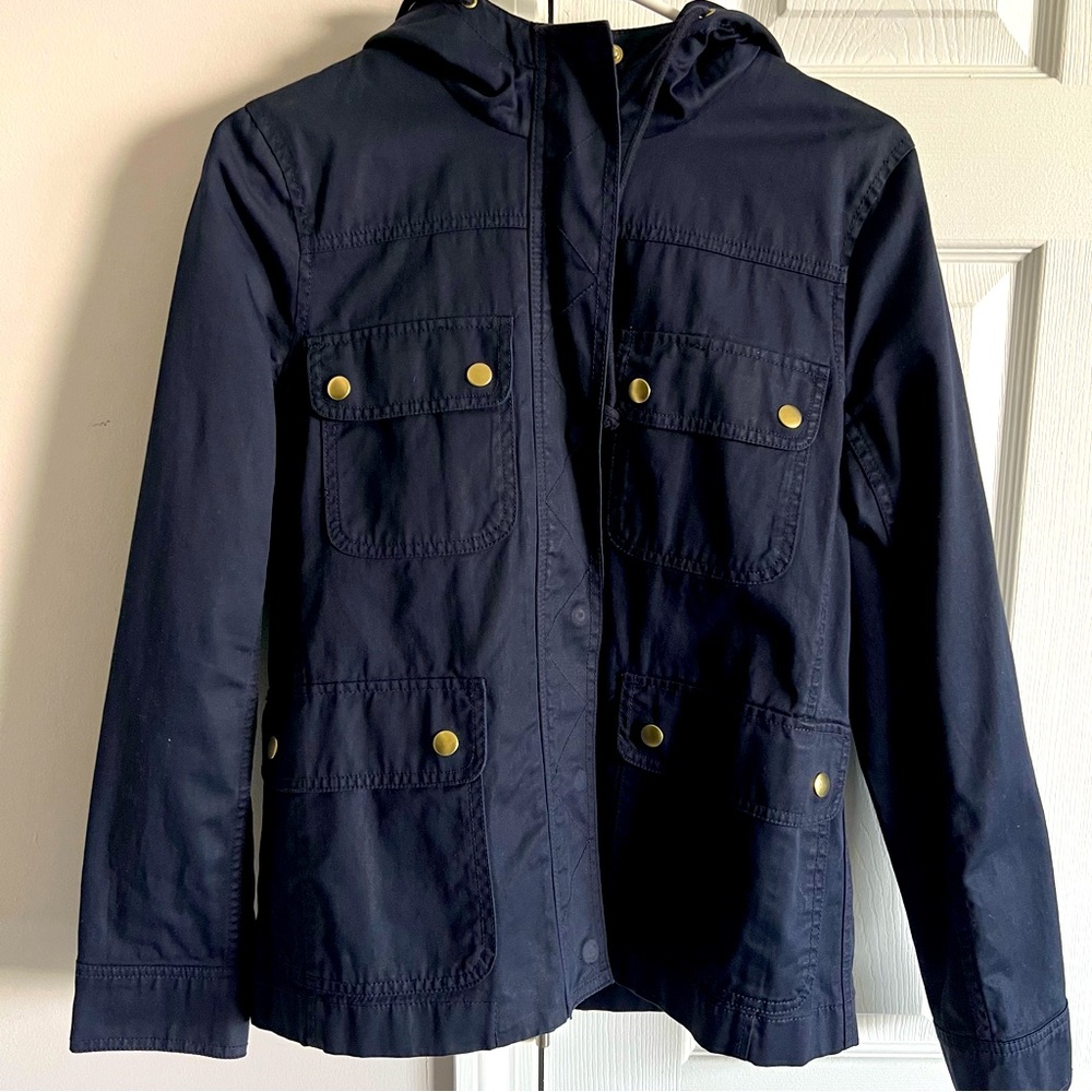 J. Crew | Blue utility jacket